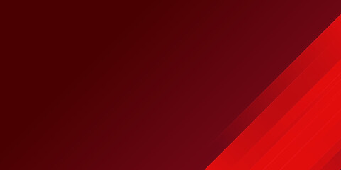Obraz premium Abstract geometric red background