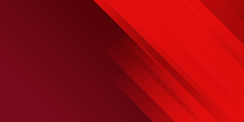 Obraz premium Geometric red background