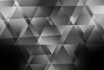 Light Gray vector abstract mosaic pattern.