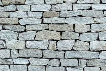 lite stone background gray light, pattern old natural uneven cobblestone