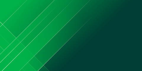 Obraz premium Modern simple flat dark green light stripes abstract presentation background. Suit for social media post stories design template and presentation