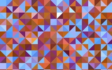 Fototapeta premium Light Multicolor vector abstract mosaic pattern. Triangular geometric sample with gradient. A completely new template for your business design.