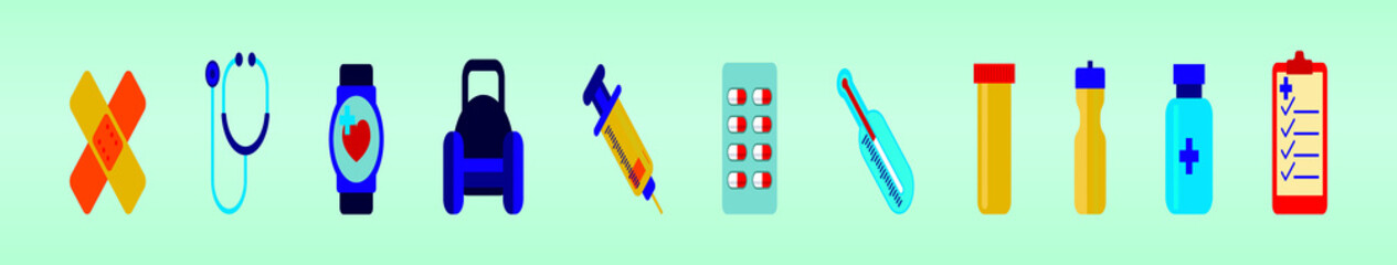 set of medical vector icon