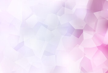 Light Pink vector pattern with random forms.