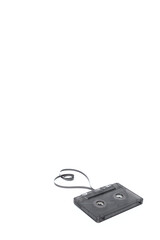 Fototapeta premium tape cassette on a white background