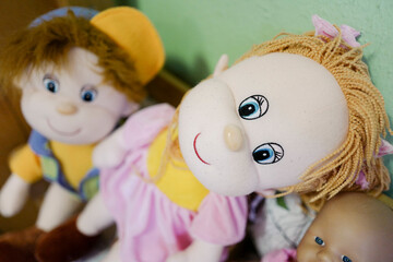 Puppen in Kindertagesstätte