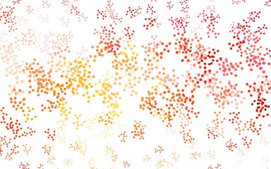 Light Red, Yellow vector template with artificial intelligence structure.
