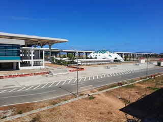 top view of  Yogyakarta International airport