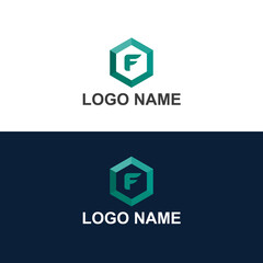 Obraz premium Creative F letter logo, F letter logo design, Design F, F Icon Design template vector, and company business logo.
