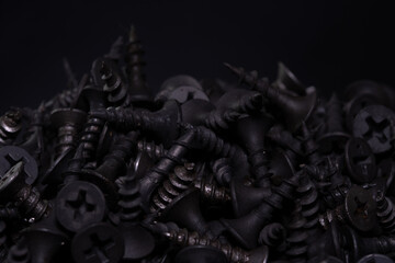 A lot of black screws
