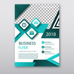 Abstract corporate brochure