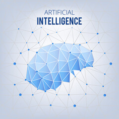 Abstract artificial intelligence background - 368364890