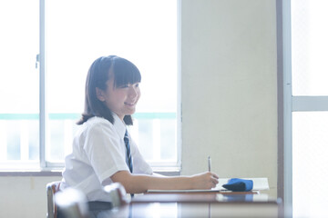 中学生の授業風景