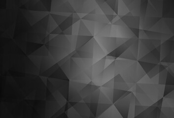 Light Gray vector polygonal background.