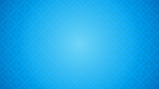Blue Thai pattern background vector illustration. Thai element pattern on blue background.