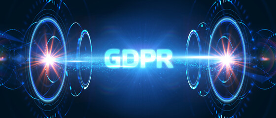Business, Technology, Internet and network concept. GDPR General Data Protection Regulation.