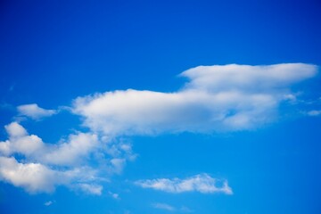 Blue sky and clouds. Desktop wallpaper.