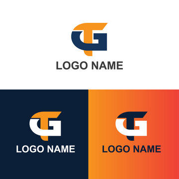 Creative GT letter logo, GT letter logo design, Design GT, GT Icon Design template vector, and company business logo. TG