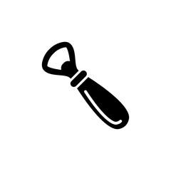 bottle opener icon vector symbol template