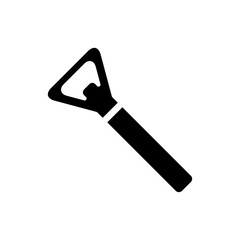 bottle opener icon vector symbol template