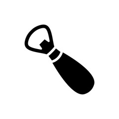 bottle opener icon vector symbol template