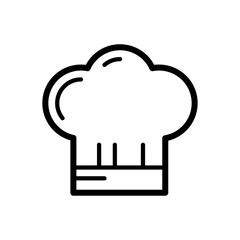 chef hat icon vector symbol template
