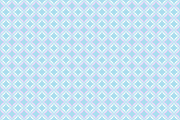 Fototapeta premium 4 Ellipses aligning in flower pattern which each part complements from curves blending. The pink helps to enhance the distinctiveness of the pattern from the background.