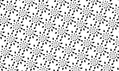 Abstract Seamless Flower Pattern - Textile - Background - Wallpaper