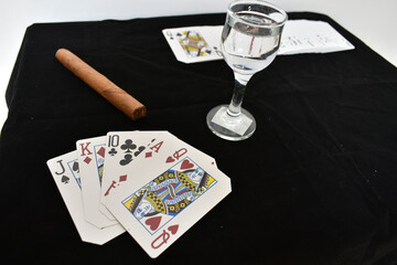 Cigar with playing cards 1