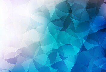 Light BLUE vector polygonal template.
