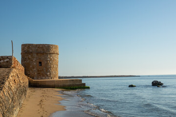 Torre de la Mata is an old watchtower at the coast originally built  in 14th century.