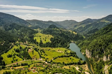 Foto op Canvas Zaovine lake view from Tara mountain in Serbia © BGStock72