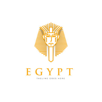 Ramses Logo minimalist monoline with luxury design template
