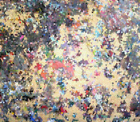 Gray purple mixed color background with stained glass puzzle pattern - artist palette