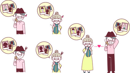 シニアの婚活アプリセット
