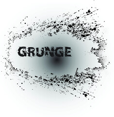 Obraz premium Grunge Paint stripe . Vector brush Stroke . Distressed banner . Black isolated paintbrush collection . Modern Textured shape . Dry border in Black 