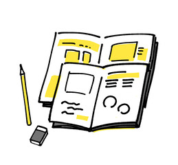 教科書　ノート　教材　鉛筆　消しゴム