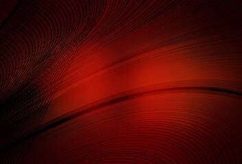 Dark Red vector template with wry lines.