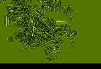 Light Green vector texture with disks.