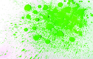 Vector illustration of bright green watercolor stains. Eps 8. Abstract background.