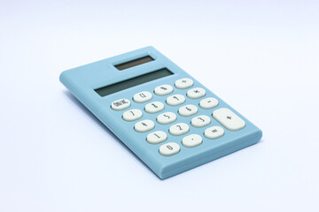 calculator on white background