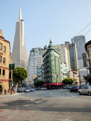Fototapeta na wymiar California San Francisco, the district of North Beach
