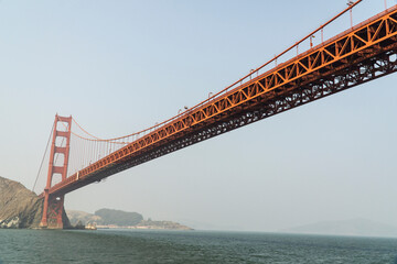 San Francisco, the bay and the Golden Gate Bridge