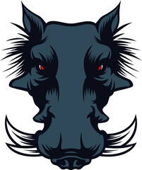 Head of Warthog Sport Logo Design