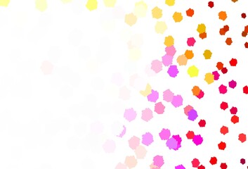Light Multicolor vector template with chaotic shapes.