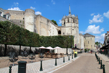 Obraz premium saint-hubert chapel in amboise (france)