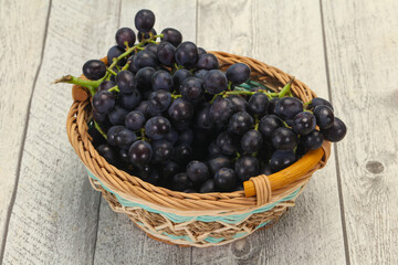 Fresh ripe sweet red grape