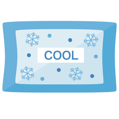 保冷剤　氷枕　アイスジェル　冷却グッズ　ice pack gel icon