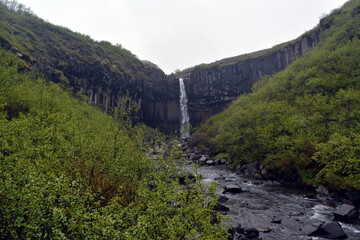Fototapeta na wymiar Beautiful Seljalandsfoss Waterfall in Iceland in Summer day