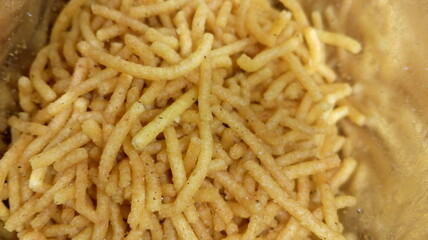 close up of corn flakes background